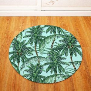 Tapis Rond Palmier | Mon Tapis Rond