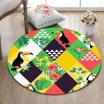Tapis Rond Perroquet | Mon Tapis Rond