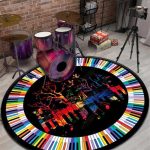 Tapis Rond Piano | Mon Tapis Rond