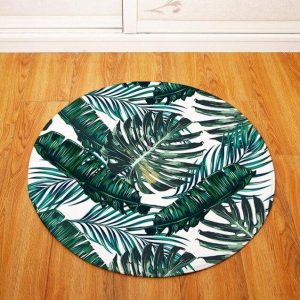Tapis Rond Plante | Mon Tapis Rond