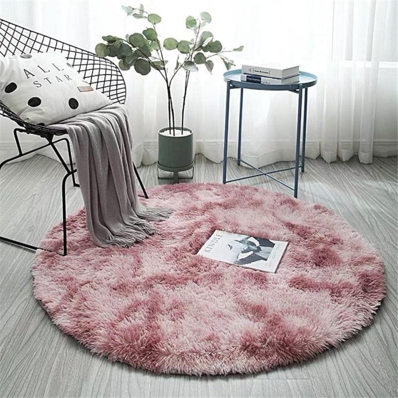 Tapis Rond Poil Long | Mon Tapis Rond