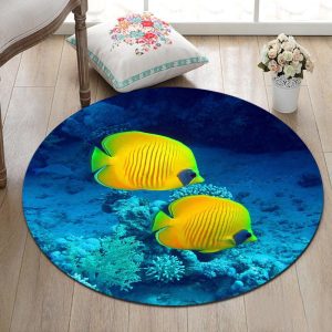 Tapis Rond Poisson | Mon Tapis Rond