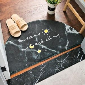 Tapis Rond Porte D'Entrée Lune | Mon Tapis Rond