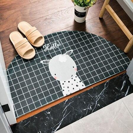 Tapis Rond Porte D'Entrée Mouton | Mon Tapis Rond