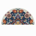 Tapis Rond Porte D'Entrée Multicolore | Mon Tapis Rond