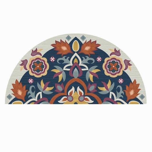 Tapis Rond Porte D'Entrée Multicolore | Mon Tapis Rond