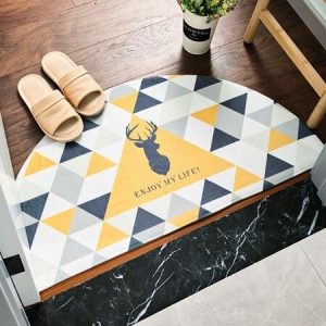 Tapis Rond Porte D'Entrée Scandinave | Mon Tapis Rond