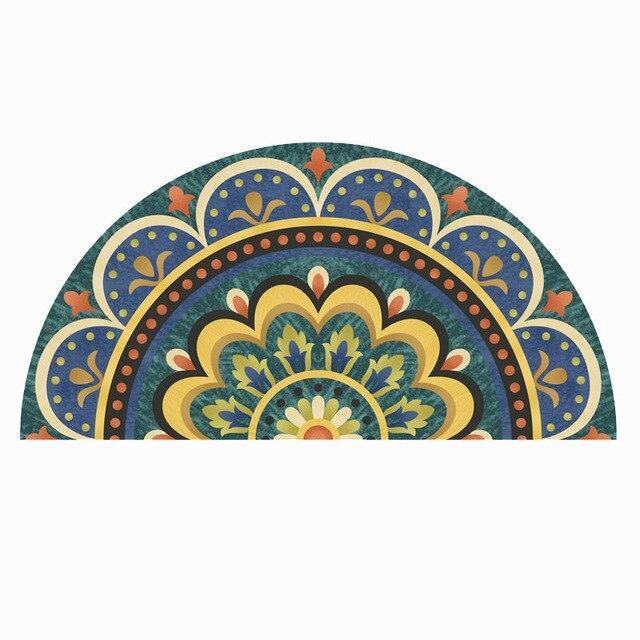 Tapis Rond Porte D'Entrée Style Marocain | Mon Tapis Rond
