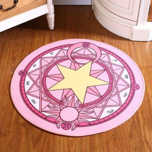 Tapis Rond Rose Fushia | Mon Tapis Rond