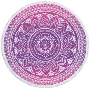 Tapis Rond Rose Pastel | Mon Tapis Rond