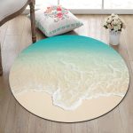 Tapis Rond Sable Blanc | Mon Tapis Rond