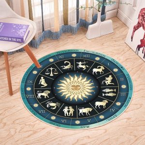 Tapis Rond Signes Astrologie | Mon Tapis Rond