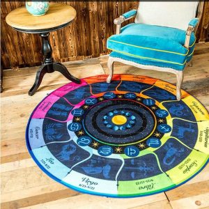 Tapis Rond Signes Zodiaques | Mon Tapis Rond