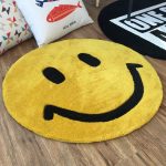 Tapis Rond Smiley | Mon Tapis Rond