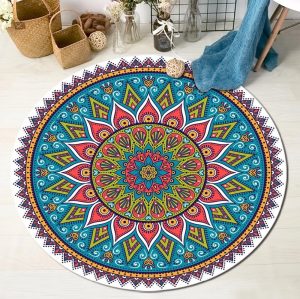 Tapis Rond Style Marocain | Mon Tapis Rond