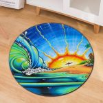 Tapis Rond Surf | Mon Tapis Rond