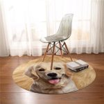 Tapis Rond Tête Chien | Mon Tapis Rond