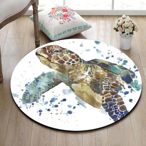 Tapis Rond Tortue | Mon Tapis Rond