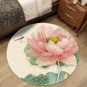 Tapis Rond Traditionnel Chinois | Mon Tapis Rond