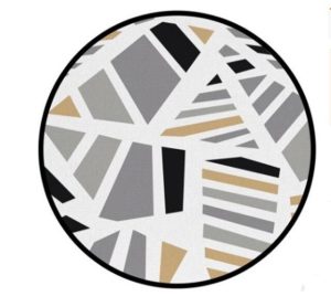 Tapis Rond Triangle | Mon Tapis Rond