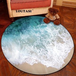 Tapis Rond Vague | Mon Tapis Rond