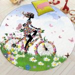 Tapis Rond Vélo | Mon Tapis Rond