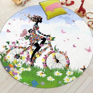 Tapis Rond Vélo | Mon Tapis Rond